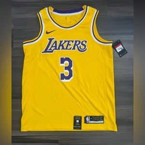 Nike Los Angeles Lakers Anthony Davis #3 NBA Swingman Jersey Men’s 48 Large NWT